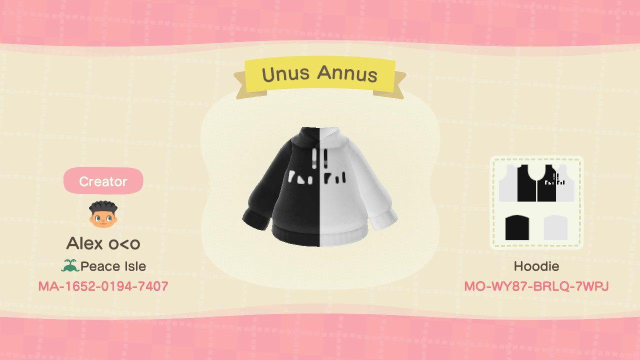 Animal Crossing Design Code: MO-WY87-BRLQ-7WPJ Unus Annus