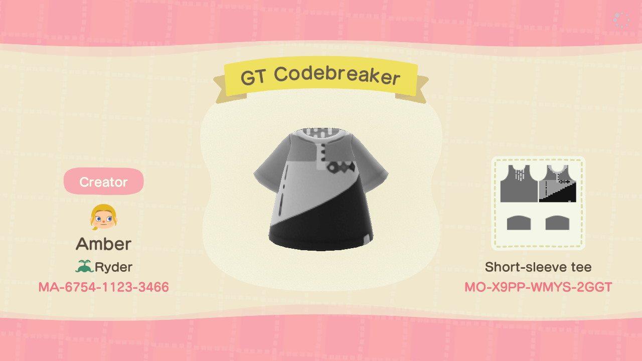 Animal Crossing Design Code: MO-X9PP-WMYS-2GGT GT Codebreaker