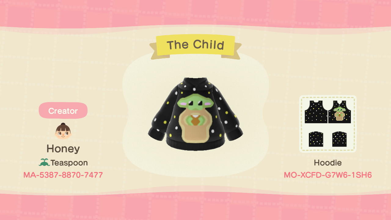 Animal Crossing Design Code: MO-XCFD-G7W6-1SH6 The Child