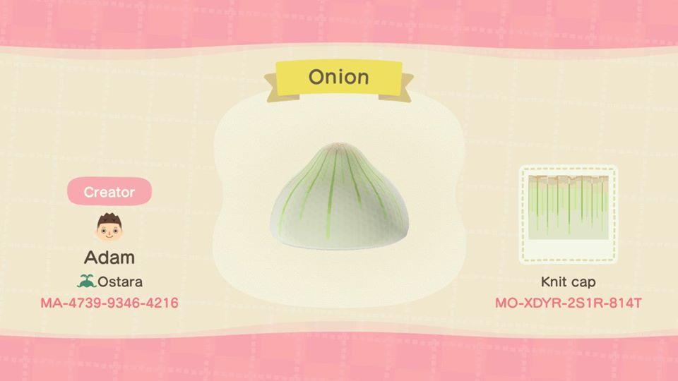Animal Crossing Design Code: MO-XDYR-2S1R-814T Onion