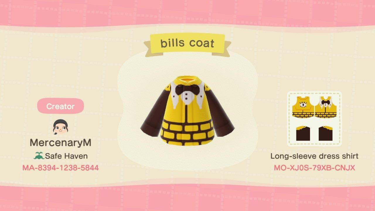 Animal Crossing Design Code: MO-XJOS-798B-CNJX Bill Cipher