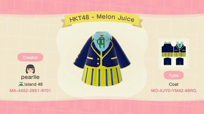 Animal Crossing Design Code: MO-XJY0-YM42-66RQ Melon Juice - HKT48