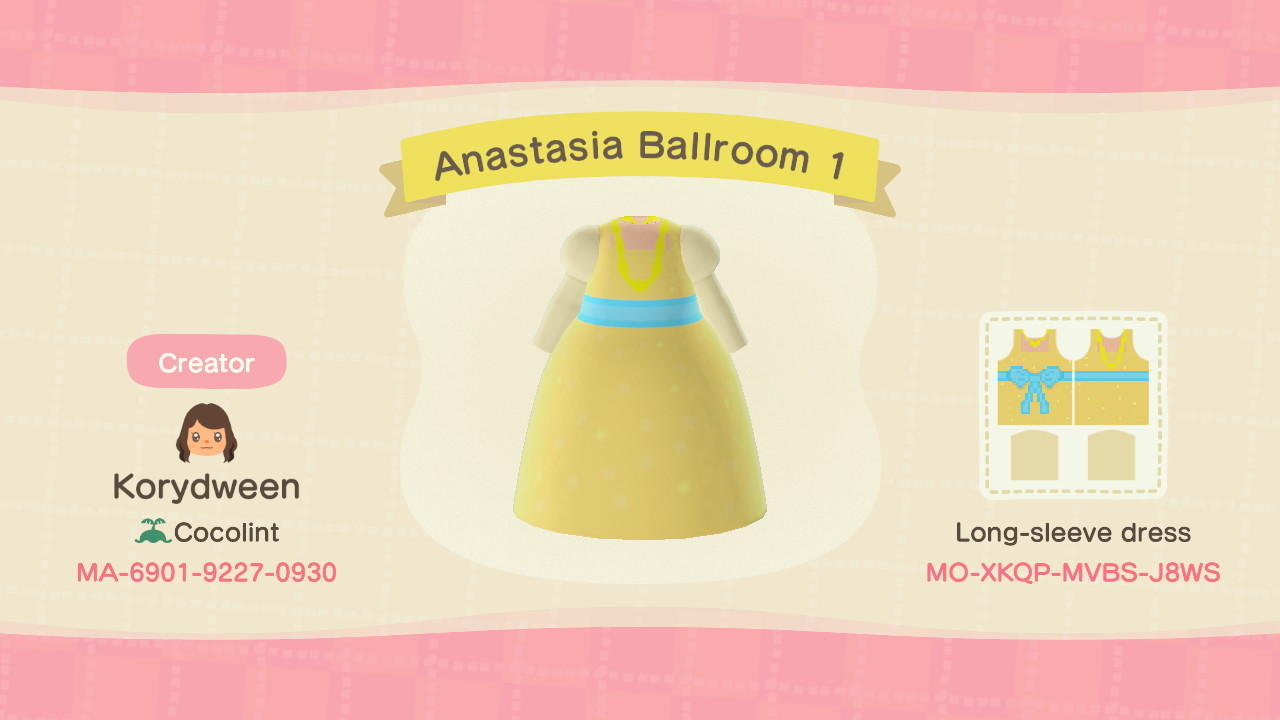 Animal Crossing Design Code: MO-XKQP-MVBS-J8WS Anastasia Ballroom 1