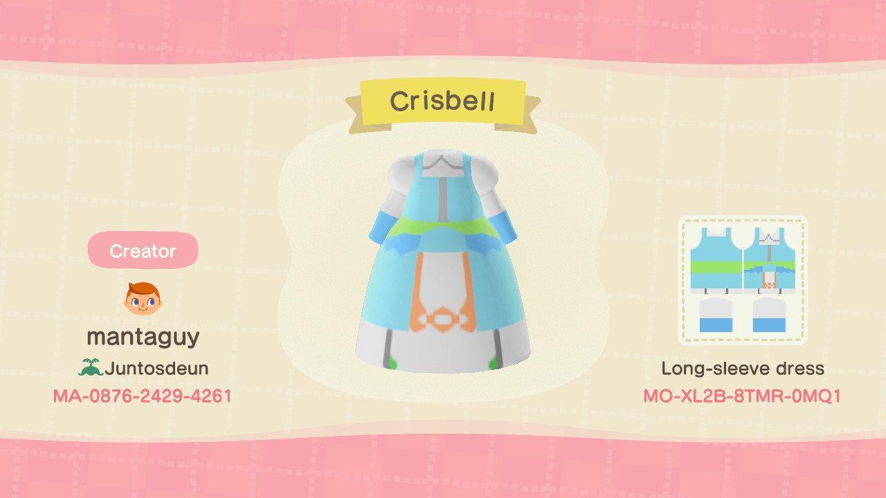 Animal Crossing Design Code: MO-XL2B-8TMR-0MQ1 Crisbell