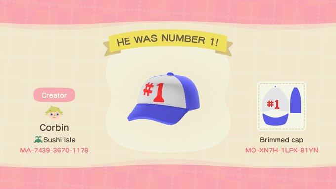 Animal Crossing Design Code: MO-XN7H-1LPX-81YN HE WAS NUMBER 1!