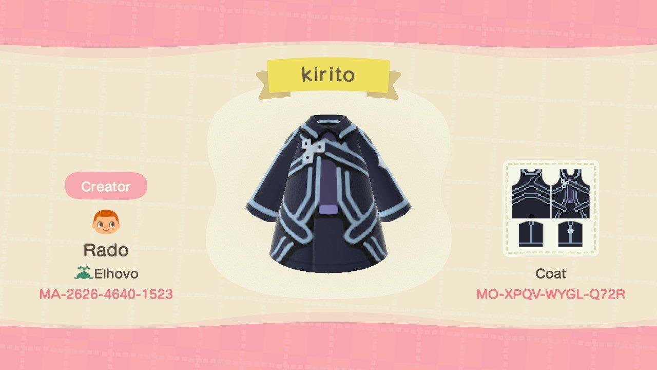 Animal Crossing Design Code: MO-XPQV-WYGL-Q72R kirito