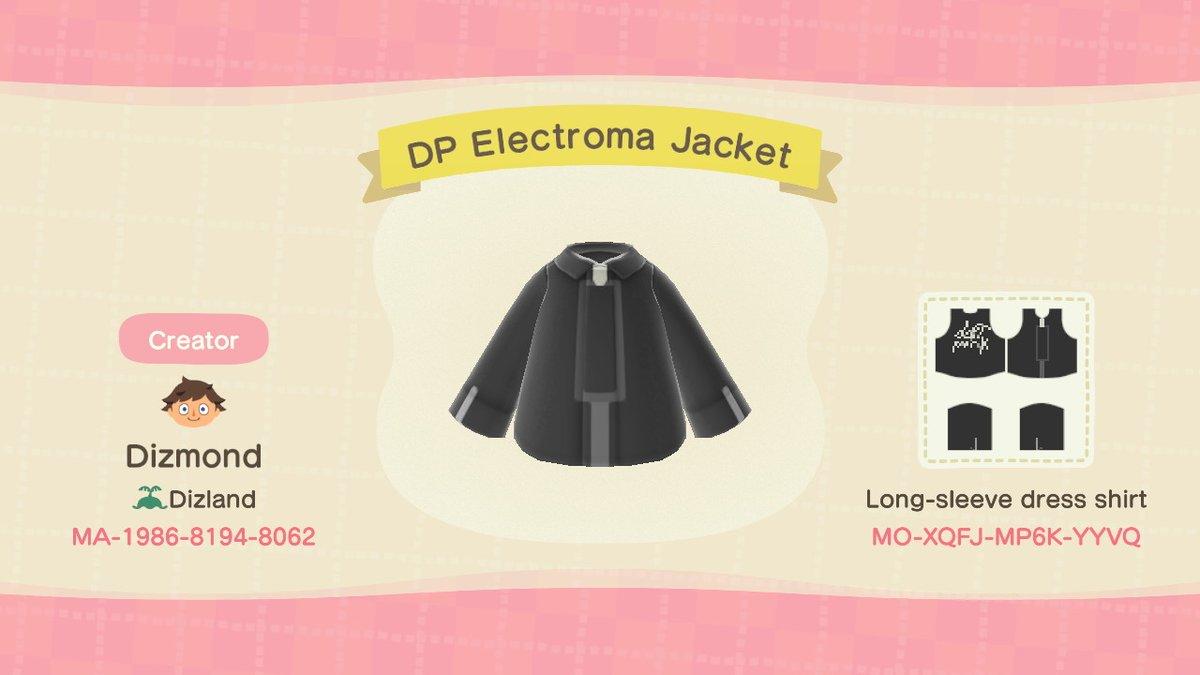 Animal Crossing Design Code: MO-XQFJ-MP6K-YYVQ DP Electroma Jacket