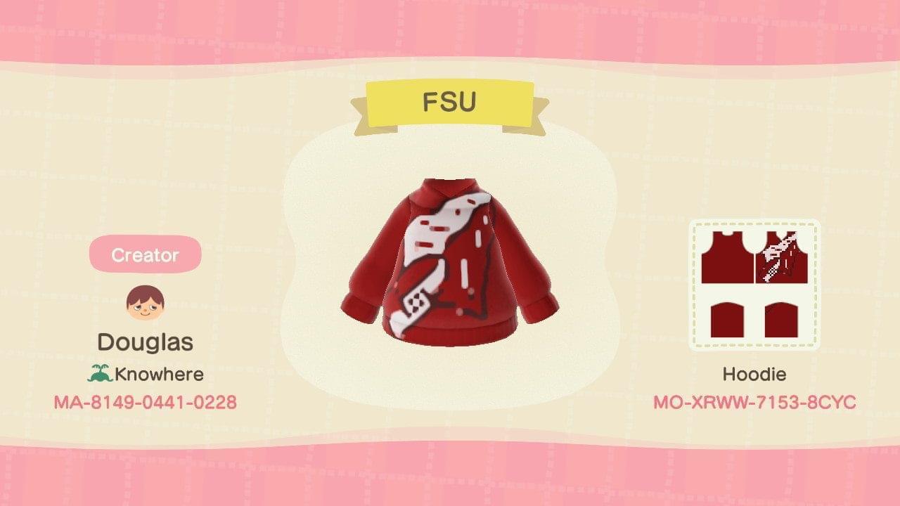 Animal Crossing Design Code: MO-XRWW-7153-8CYC FSU Spear