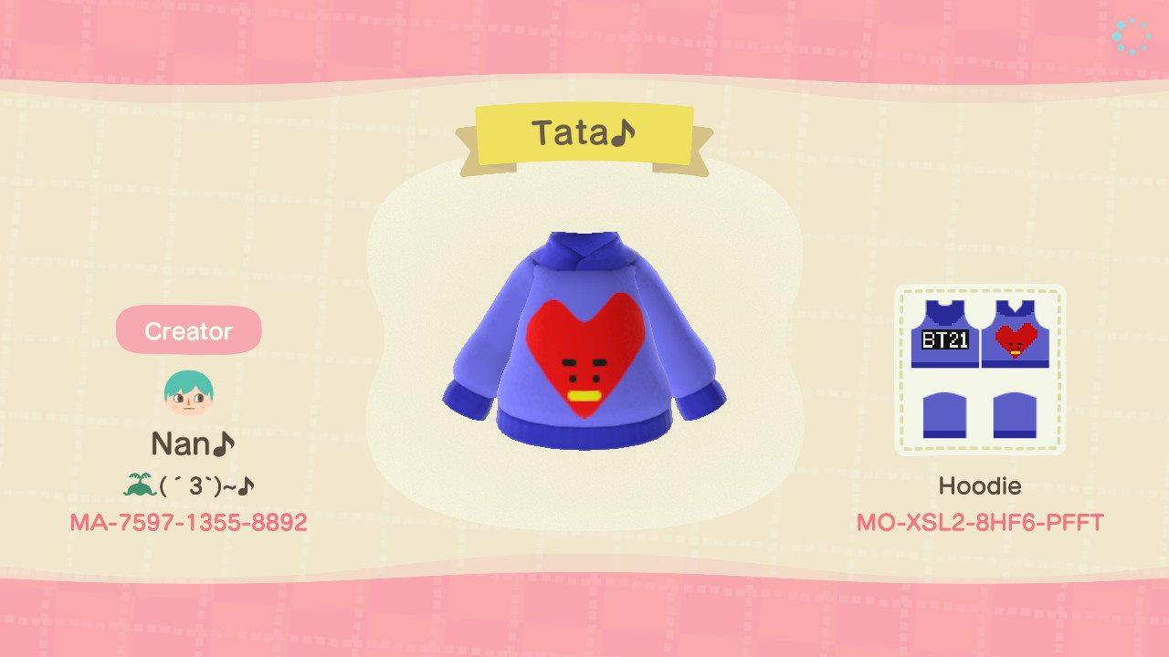 Animal Crossing Design Code: MO-XSL2-8HF6-PFFT Tataâ™ª