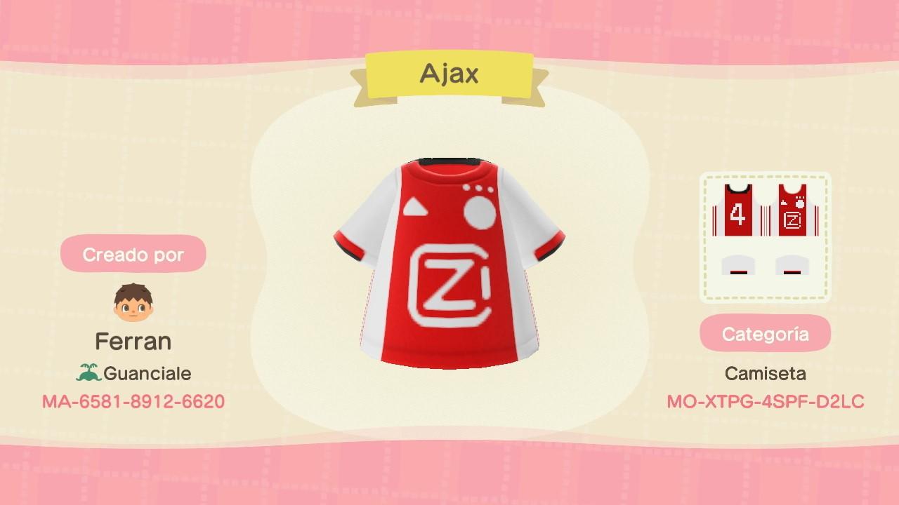 Animal Crossing Design Code: MO-XTPG-4SPF-D2LC Ajax