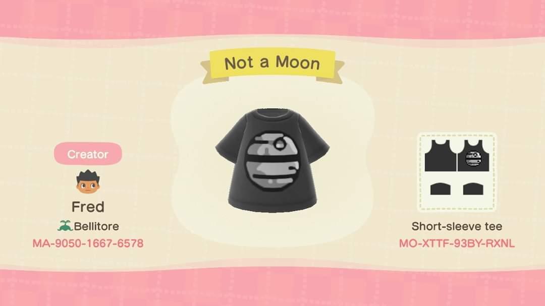 Animal Crossing Design Code: MO-XTTF-93BY-RXNL That&#39;s no moon