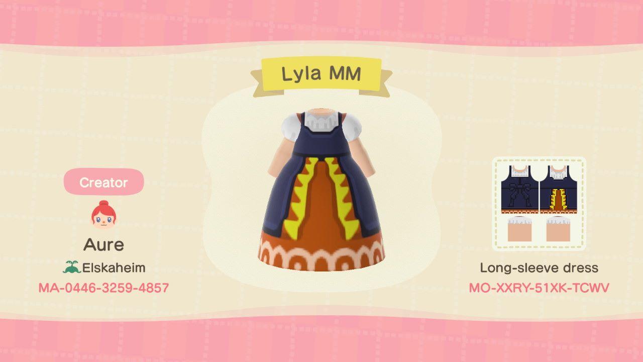 Animal Crossing Design Code: MO-XXRY-51XK-TCWV Lyla MM