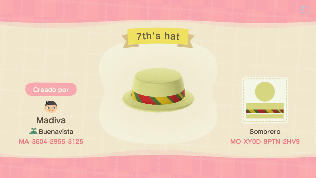 Animal Crossing Design Code: MO-XY0D-9PTN-2HV9 The 7th Doctor