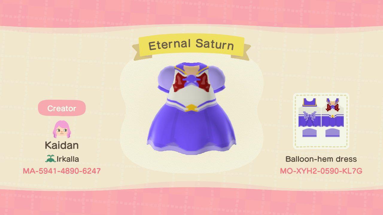 Animal Crossing Design Code: MO-XYH2-0590-KL7G Eternal Saturn