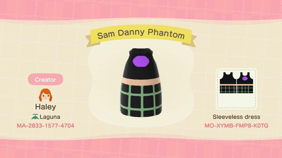 Animal Crossing Design Code: MO-XYMB-FMP8-K0TG Sam Danny Phantom
