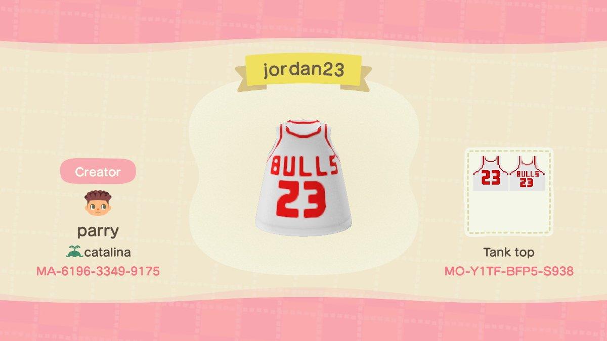 Animal Crossing Design Code: MO-Y1TF-BFP5-S938 Jordan 23