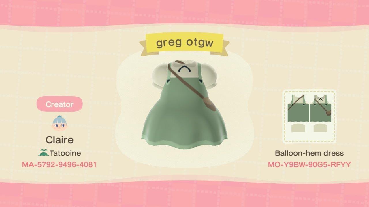 Animal Crossing Design Code: MO-Y9BW-90G5-RFYY greg otgw