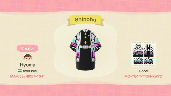Animal Crossing Design Code: MO-YB1Y-772H-KW7D Shinobu