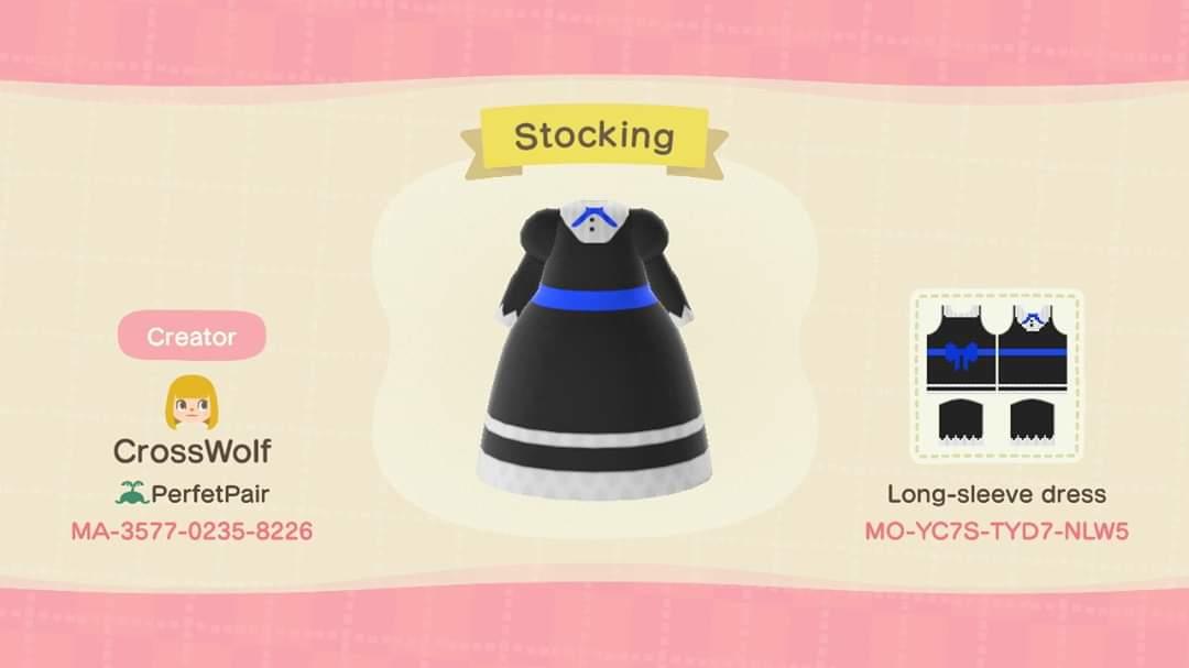 Animal Crossing Design Code: MO-YC7S-TYD7-NLW5 Stocking