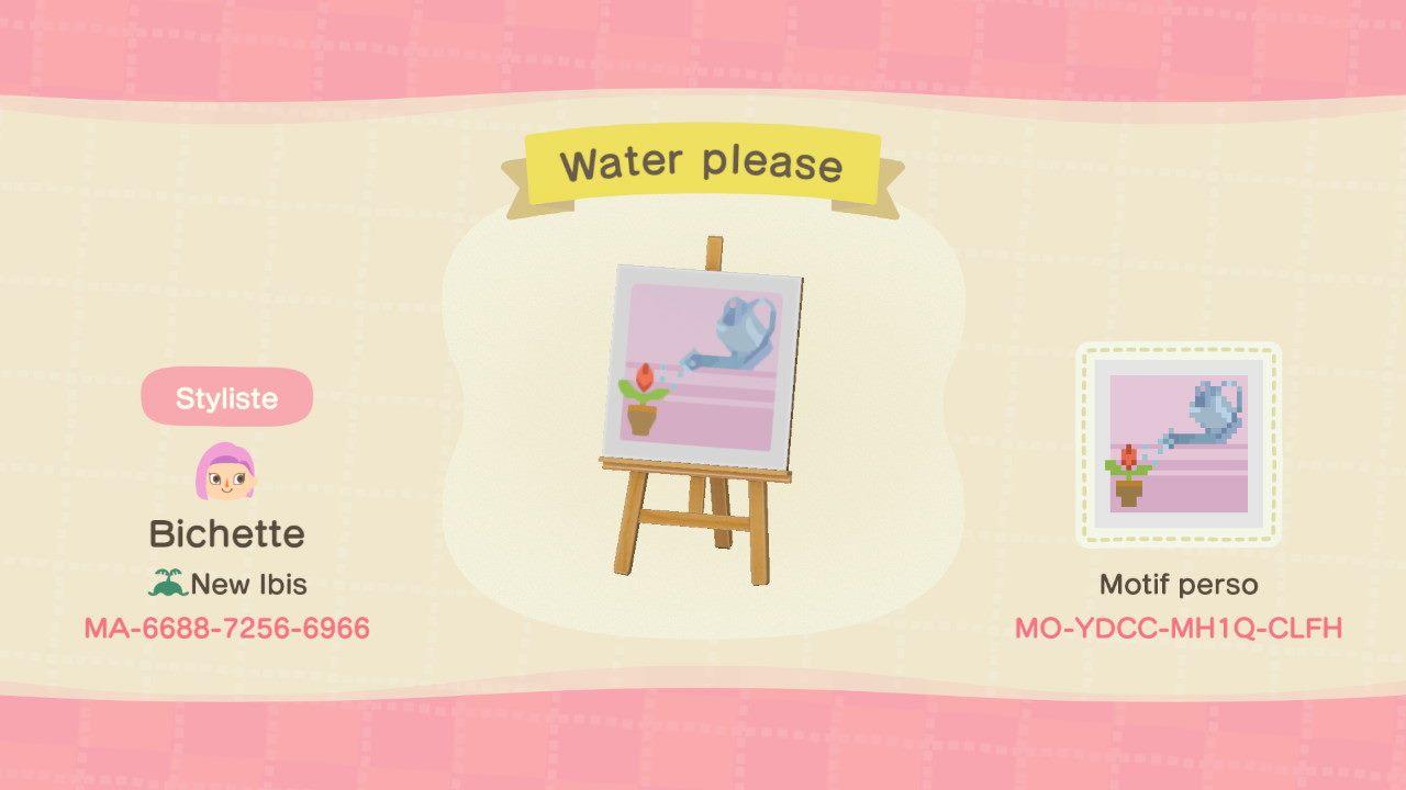 Animal Crossing Design Code: MO-YDCC-MH1Q-CLFH Water please