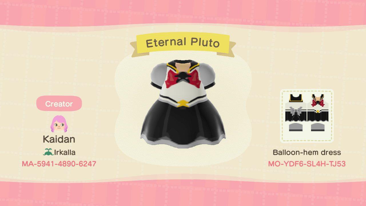 Animal Crossing Design Code: MO-YDF6-SL4H-TJ53 Eternal Pluto