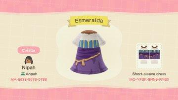 Animal Crossing Design Code: MO-YFSK-8NN6-RYBX Esmeralda