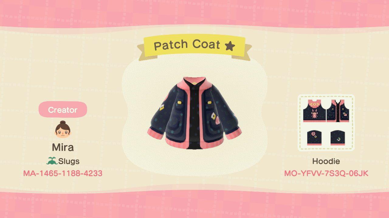 Animal Crossing Design Code: MO-YFVV-7S3Q-06JK Patch Jacket
