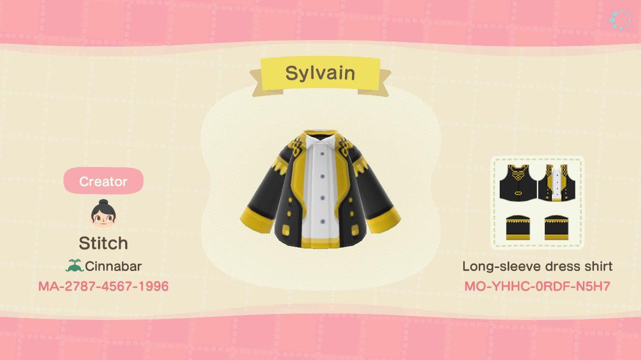 Animal Crossing Design Code: MO-YHHC-0RDF-N5H7 Fire Emblem Sylvain