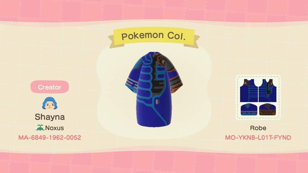 Animal Crossing Design Code: MO-YKN8-L01T-FYND Pokemon Col.