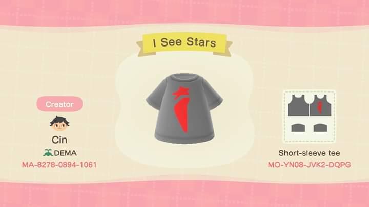 Animal Crossing Design Code: MO-YN08-JVK2-DQPG I See Stars