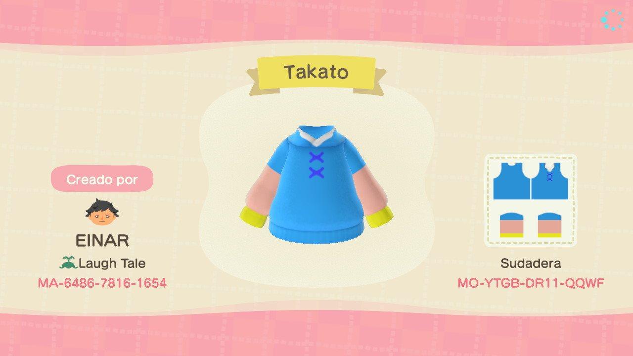 Animal Crossing Design Code: MO-YTGB-DR11-QQWF Takato Digimon 3