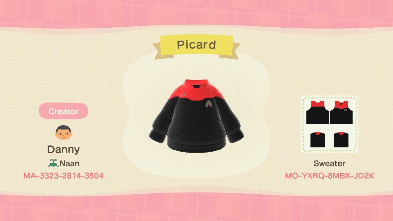 Animal Crossing Design Code: MO-YXRQ-8MBX-JD2K Picard
