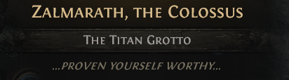 ZALMARATH,THE COLOSSUS---Cruel ACT 2