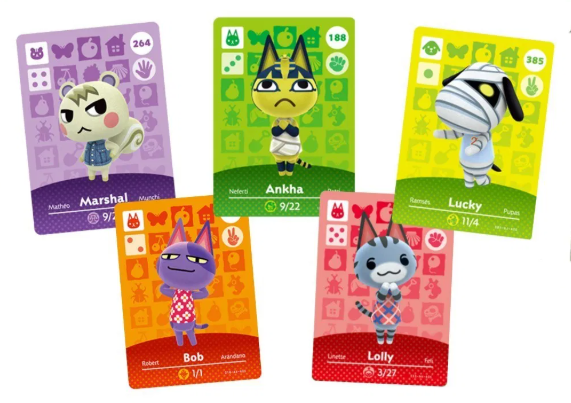 animal crossing amiibo cards