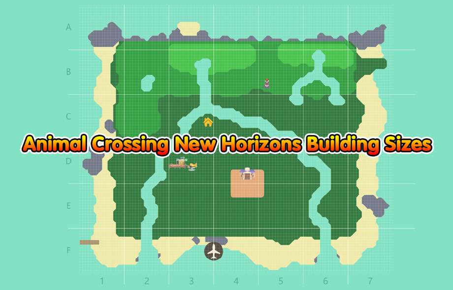 Animal Crossing New Horizons Building Sizes - ACNH Structure Dimensions
