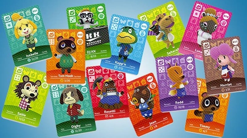 Animal Crossing New Horizons Amiibo cards