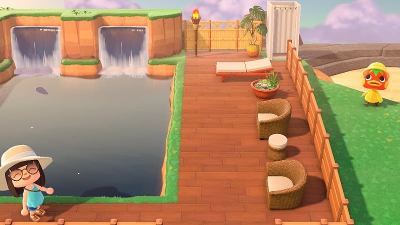 Best ACNH Pool Design Ideas 6 - Animal Crossing Swimming Pool Designs