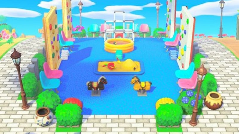 Best ACNH Pool Design Ideas 11 - Animal Crossing Swimming Pool Designs