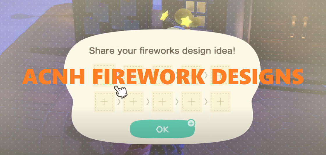 Animal Crossing New Horizons Firework Custom Designs