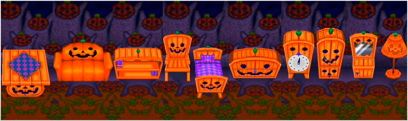 Animal Crossing Hallowen Items