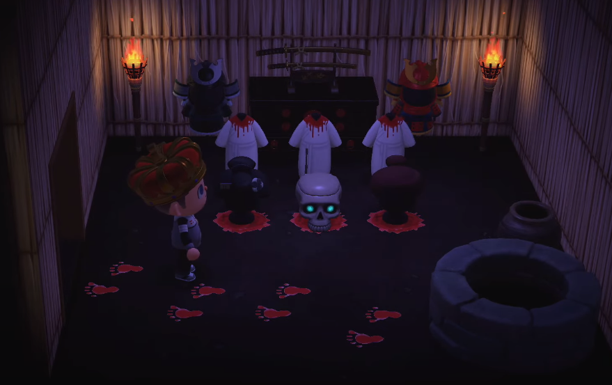 Best Animal Crossing New Horizons Horror & Cannibal Island Designs - Haunted House