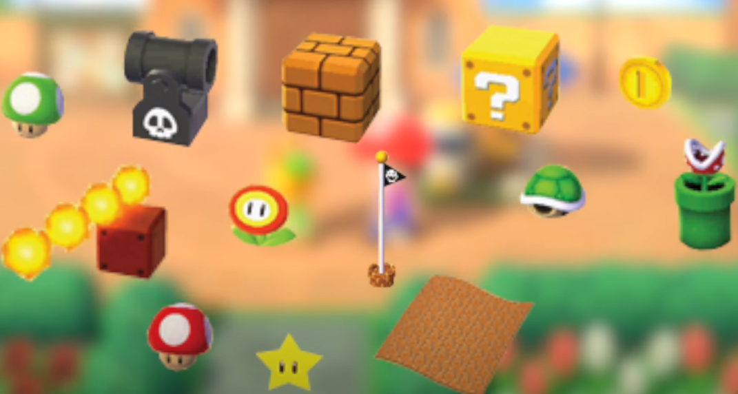 Animal Crossing New Horizons Super Mario Items