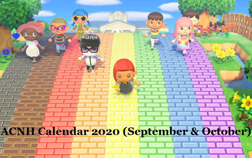 ACNH 2020 calendar