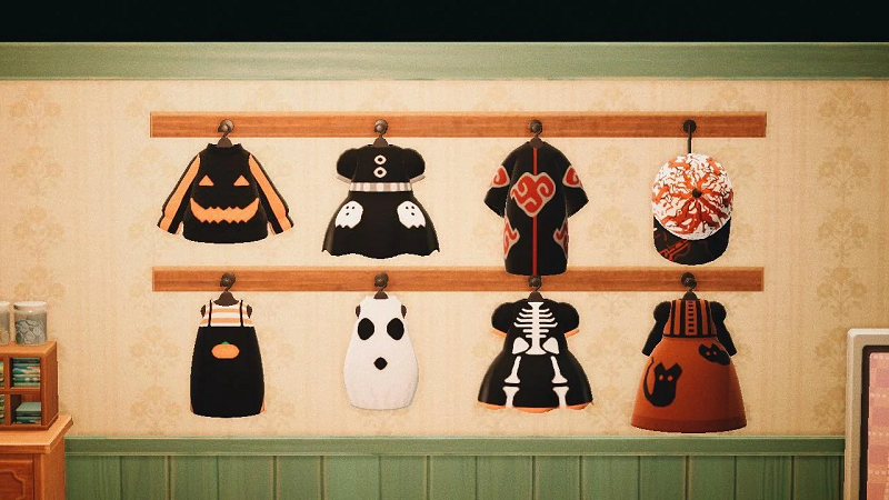 Animal Crossing Halloween Dress custom designs 3