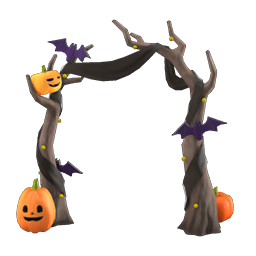 ACNH Halloween Pumpkin Spooky Furniture - Spooky Arch