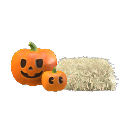 ACNH Halloween Pumpkin Spooky Furniture - Spooky Lantern Set