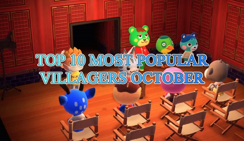 TOP 10 MOST POPULAR VILLAGERS OCTOBER