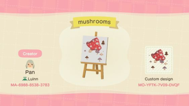 acnh mushroom code 6