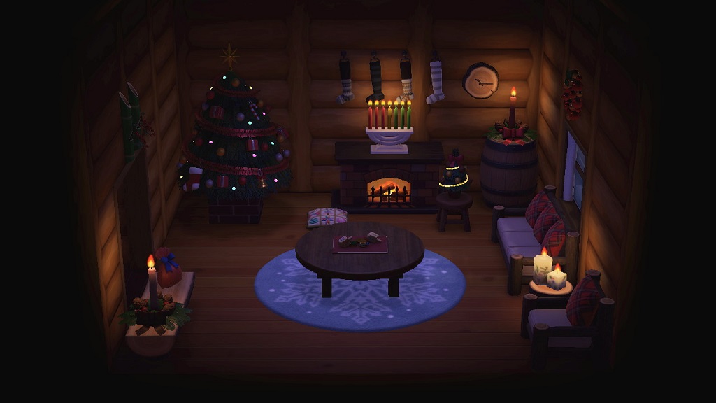 ACNH Chrsitmas Design Ideas - Christmas Cabin