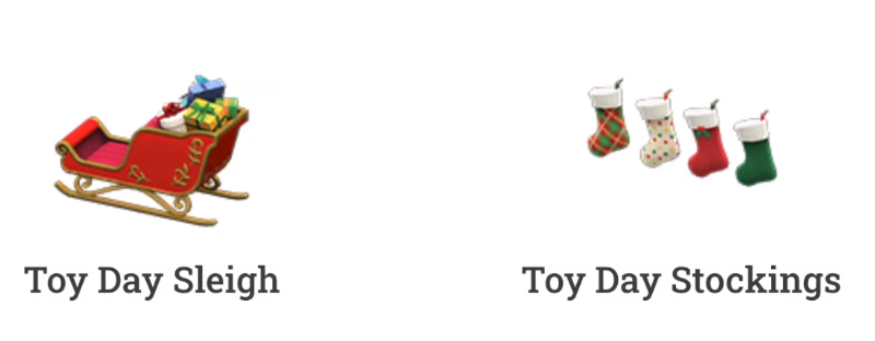 ACNH Toy Day Items - Animal Crossing New Horisonz Christmas
